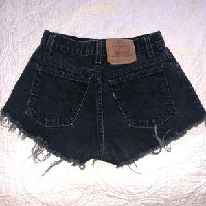 Vintage Levi high waisted shorts